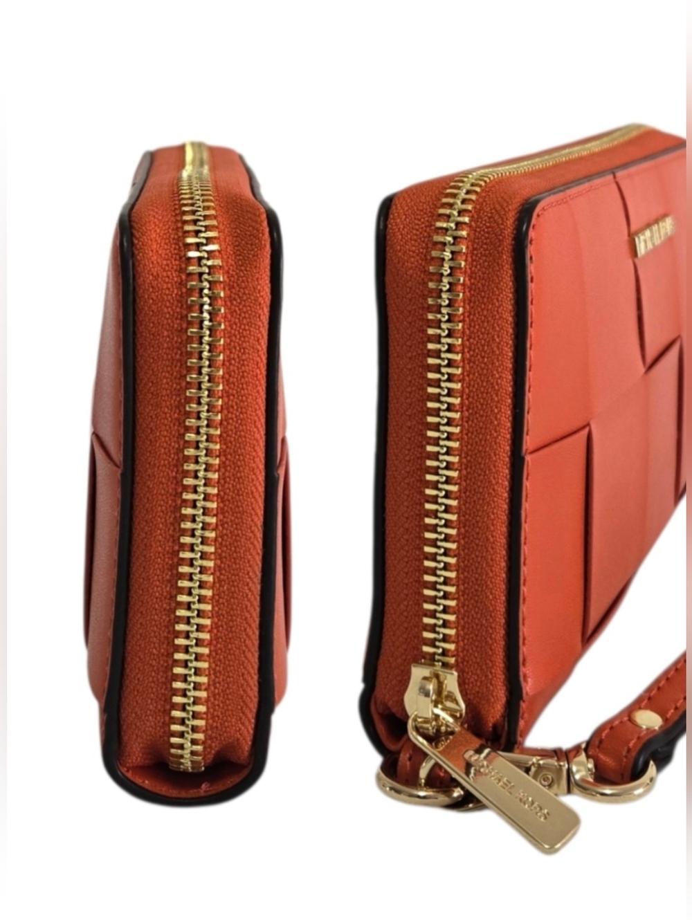 ⛔SOLD⛔️Michael Michael Kors-Jet Set Large  Smartphone Case Wrislet-Clay Red - Picture 7 of 9